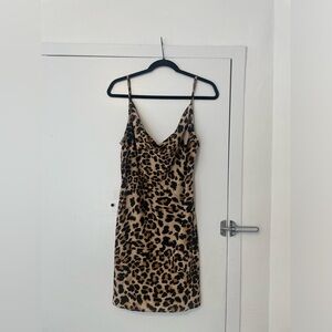 Amanda Uprichard Leopard Mini dress nwt